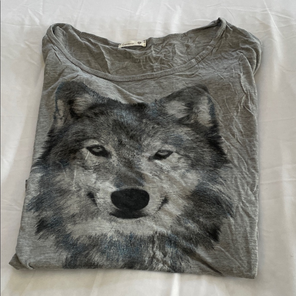Soprano Gray Casual Top